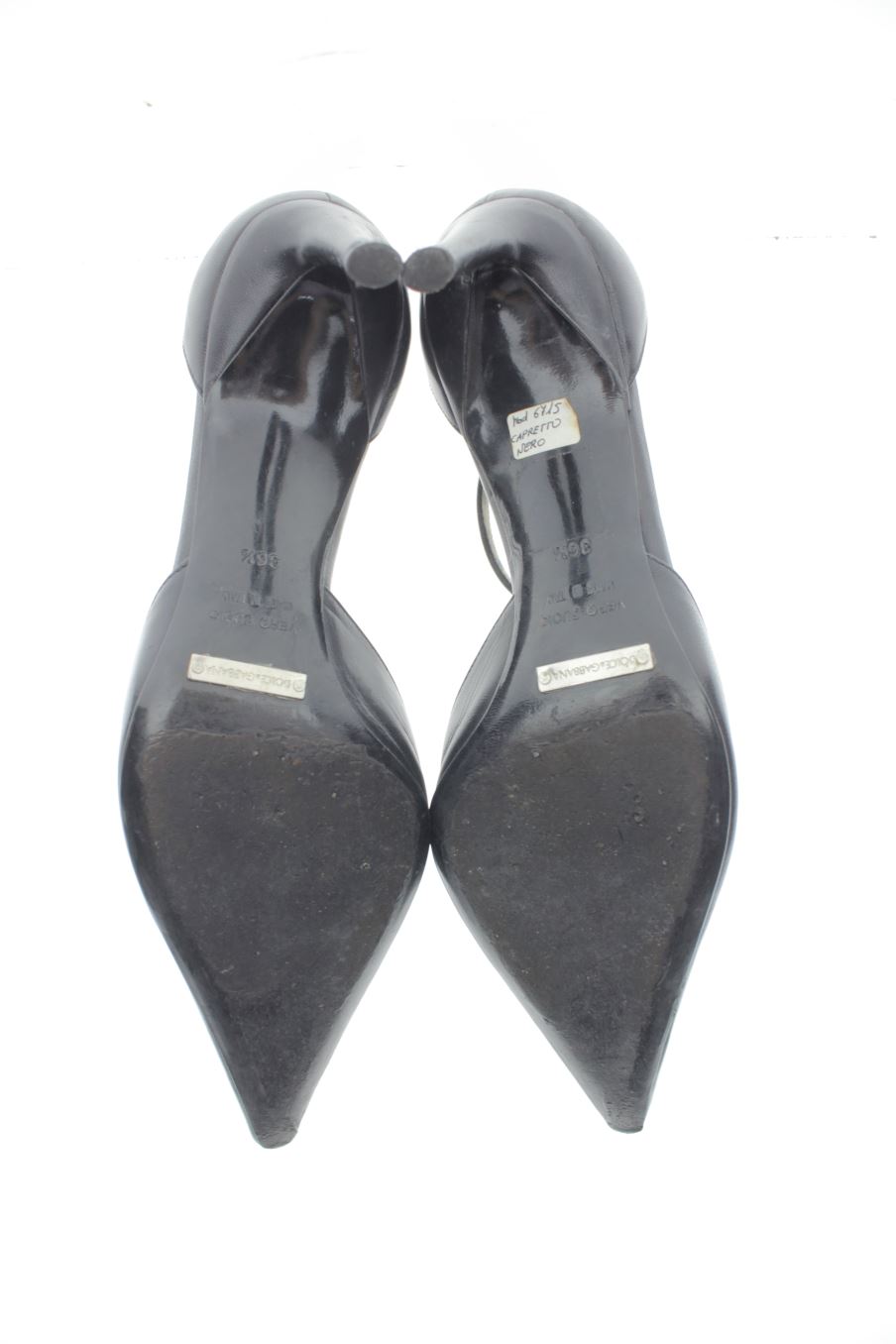 Sandalias tacon de Dolce & Gabbana de la talla 36, de color animal print de