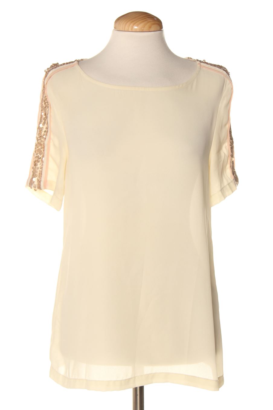 Blouse à manches courtes See u soon de la taille S, de couleur jaune