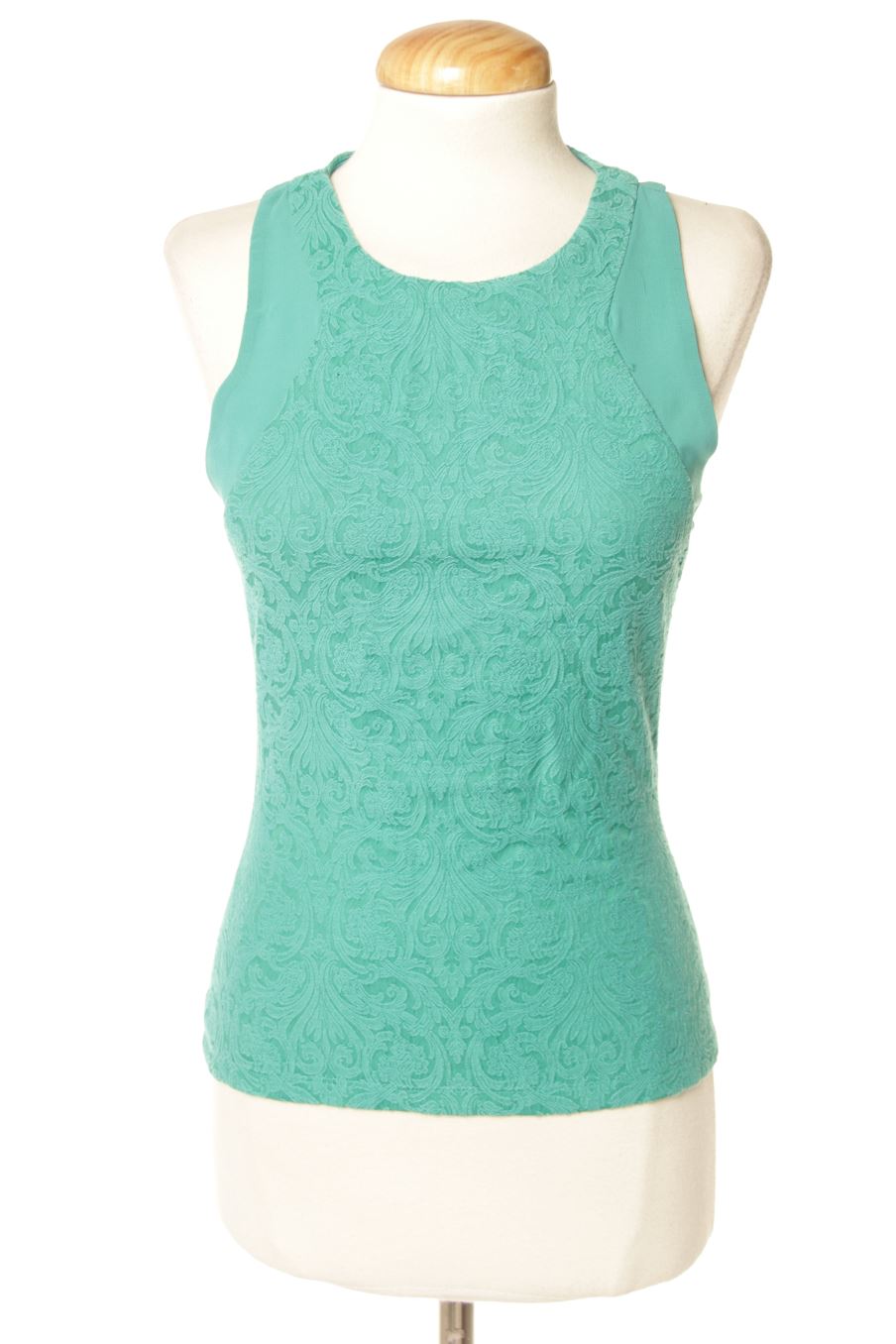 Top Zara de la taille M, de couleur turquoise