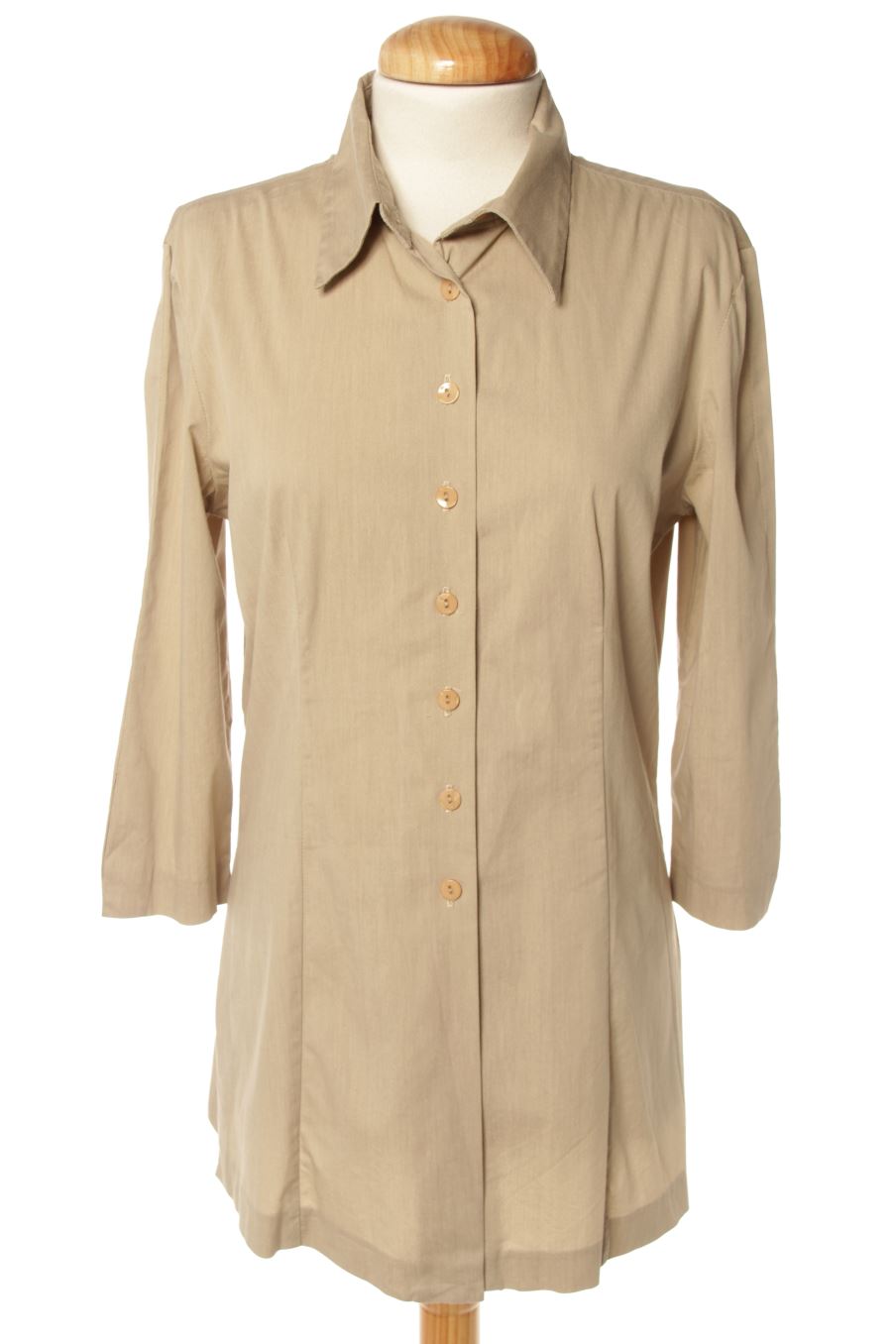 Chemise Claude Zana de la taille M, de couleur beige