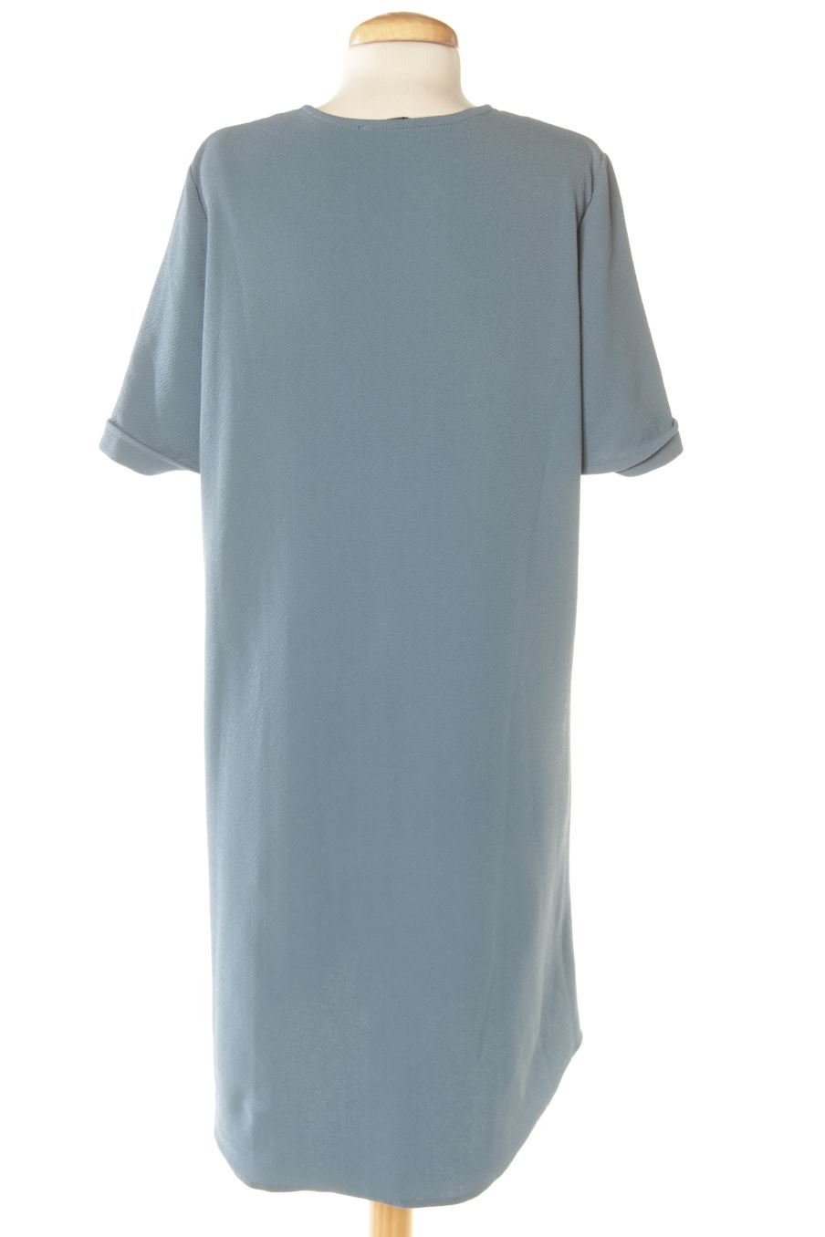 Robe casual Zara de la taille S, de couleur bleu