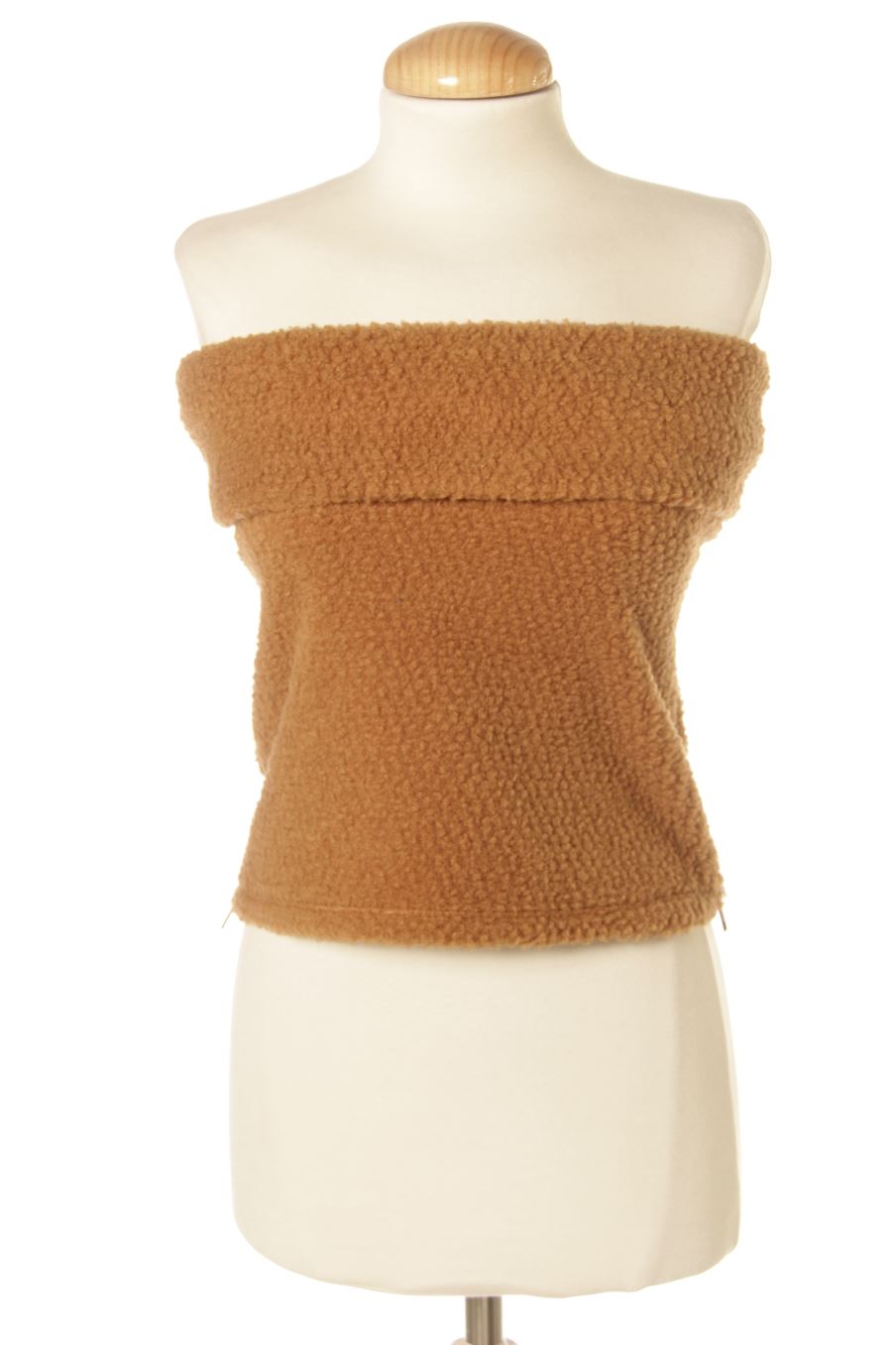 Top Zara de la taille S, de couleur marron