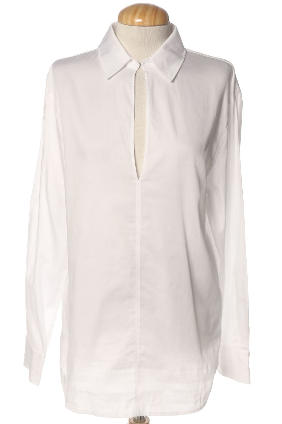Blouse à manches longues Calvin Klein de la taille 36, de couleur blanc