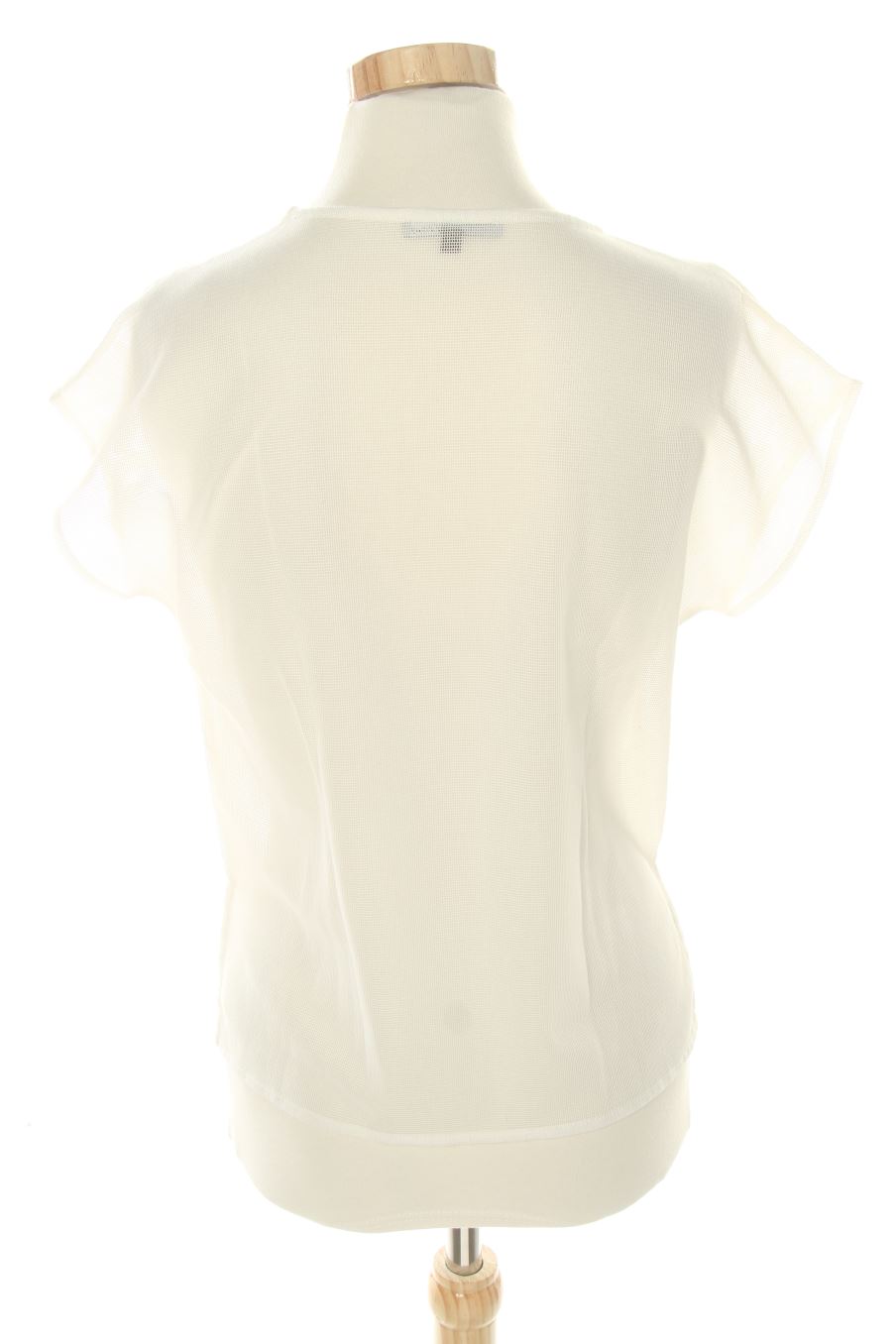 Blouse à manches courtes Etam de la taille XS, de couleur blanc