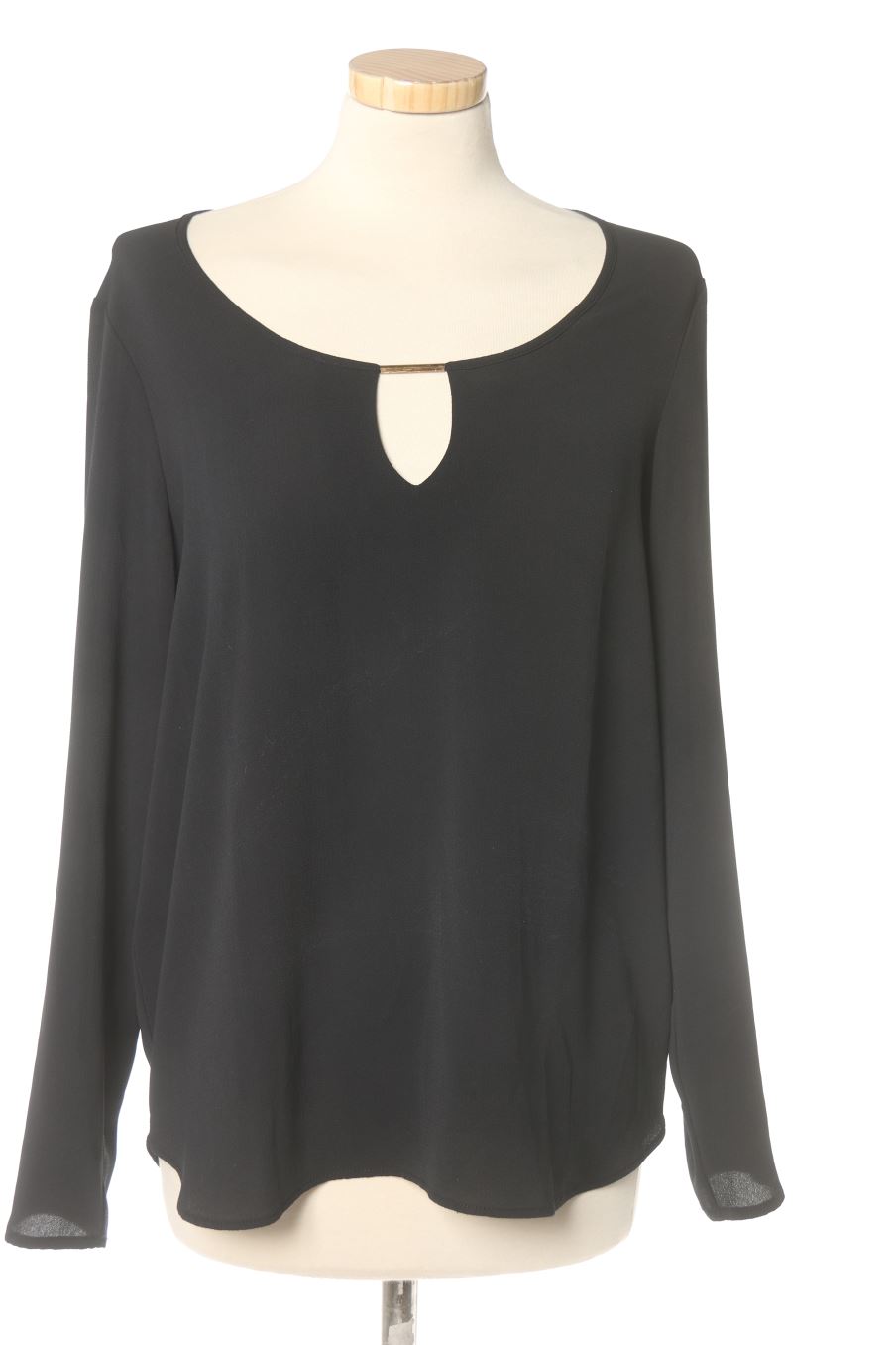 Blouse à manches longues Encuentro de la taille 38, de couleur noir