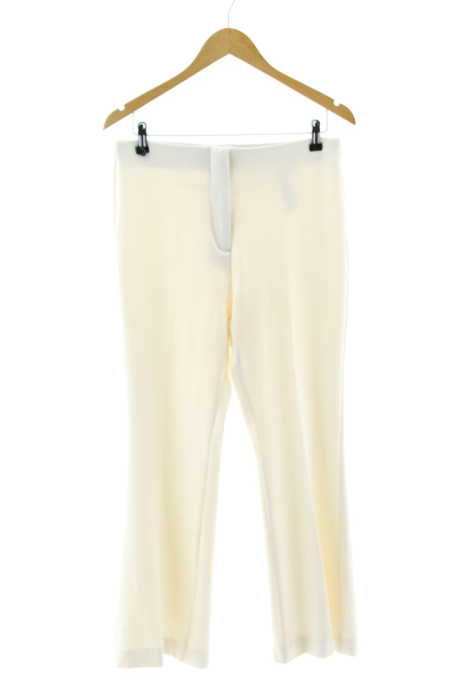Pantaloni de Zara de la talla L, de color beige