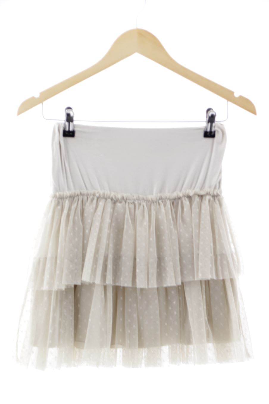 Gonna de PERCENTIL de la talla XS, de color beige