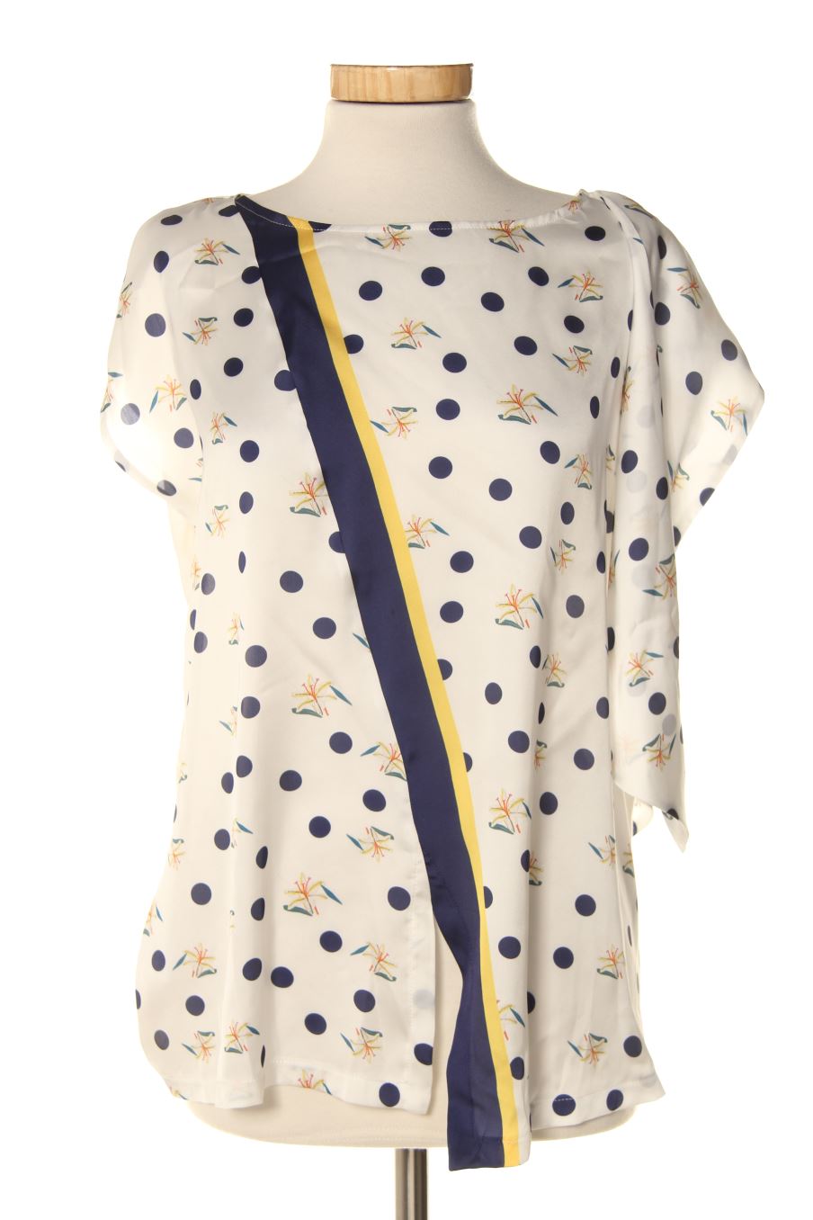 Blusa de manga corta de Purificación García de la talla L, de color estampado