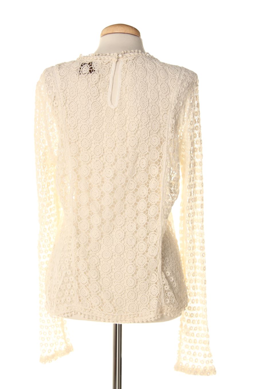 Blusa de manga larga de J.c.Sophie de la talla M, de color beige