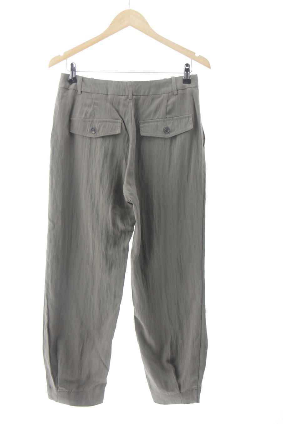 Pantalón de Zara de la talla XS, de color verde