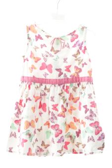 Aufwändiges Kleid 92 H&M