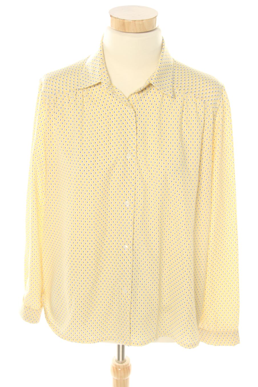 Camisa de Blanco Roto de la talla M, de color amarillo