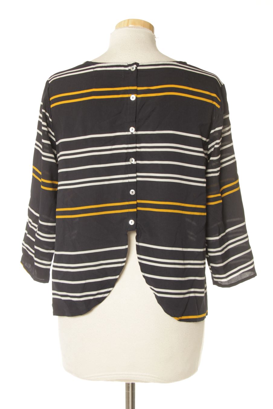 Blusa de manga larga de Pull & Bear de la talla S, de color rayas