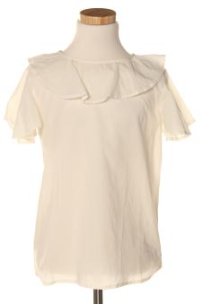 Blouse à manches courtes 12 ans Bonnet a Pompon