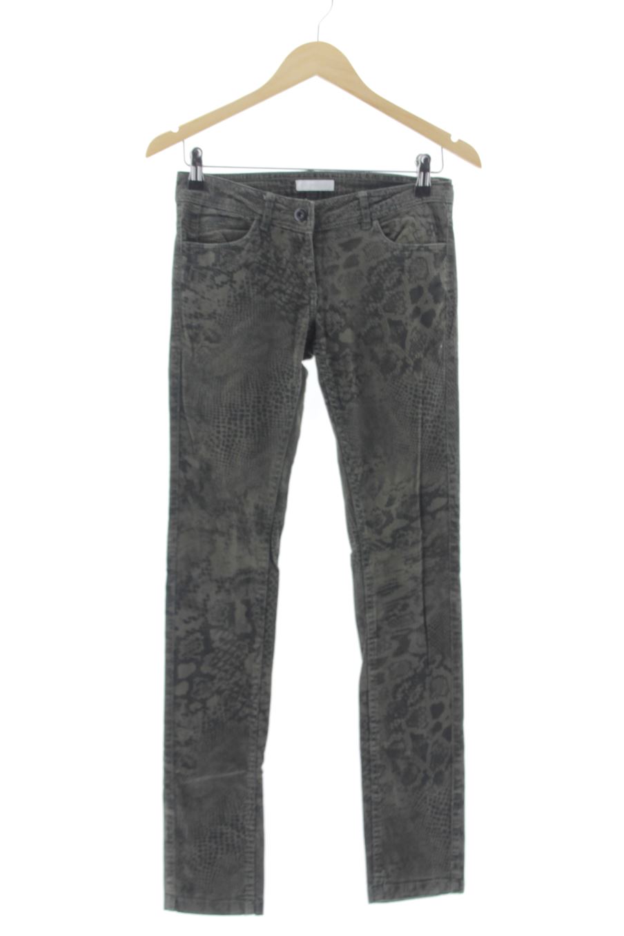 Vaquero de Promod de la talla 34, de color verde de ropa vaquera