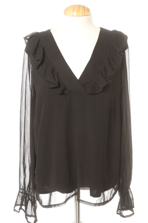Blusa a maniche lunghe