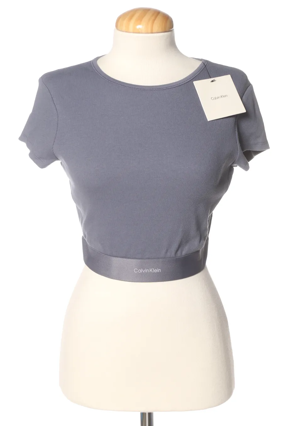 T-shirt Calvin Klein de la taille S, de couleur bleu
