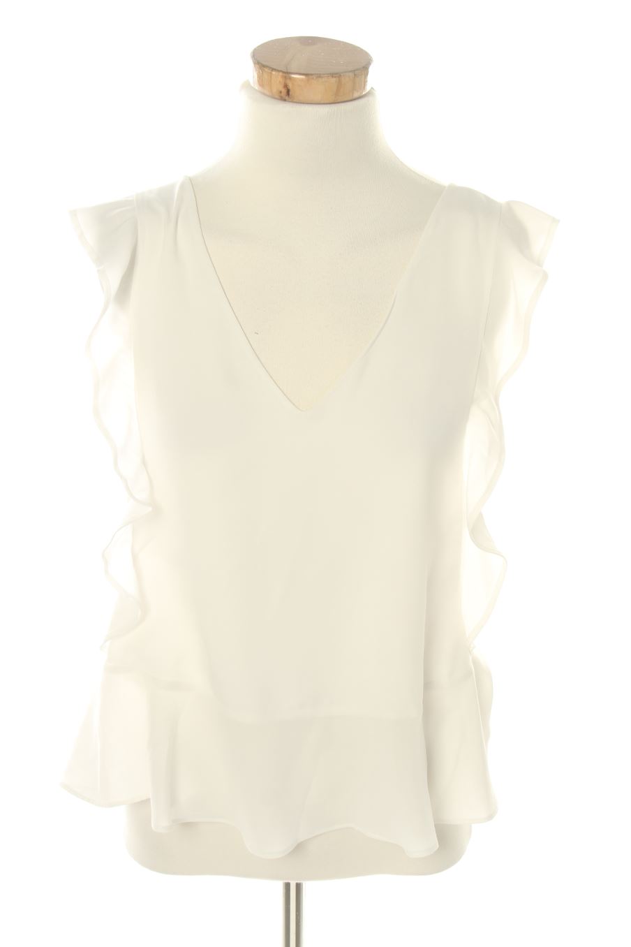 Top Trafaluc de la taille S, de couleur blanc