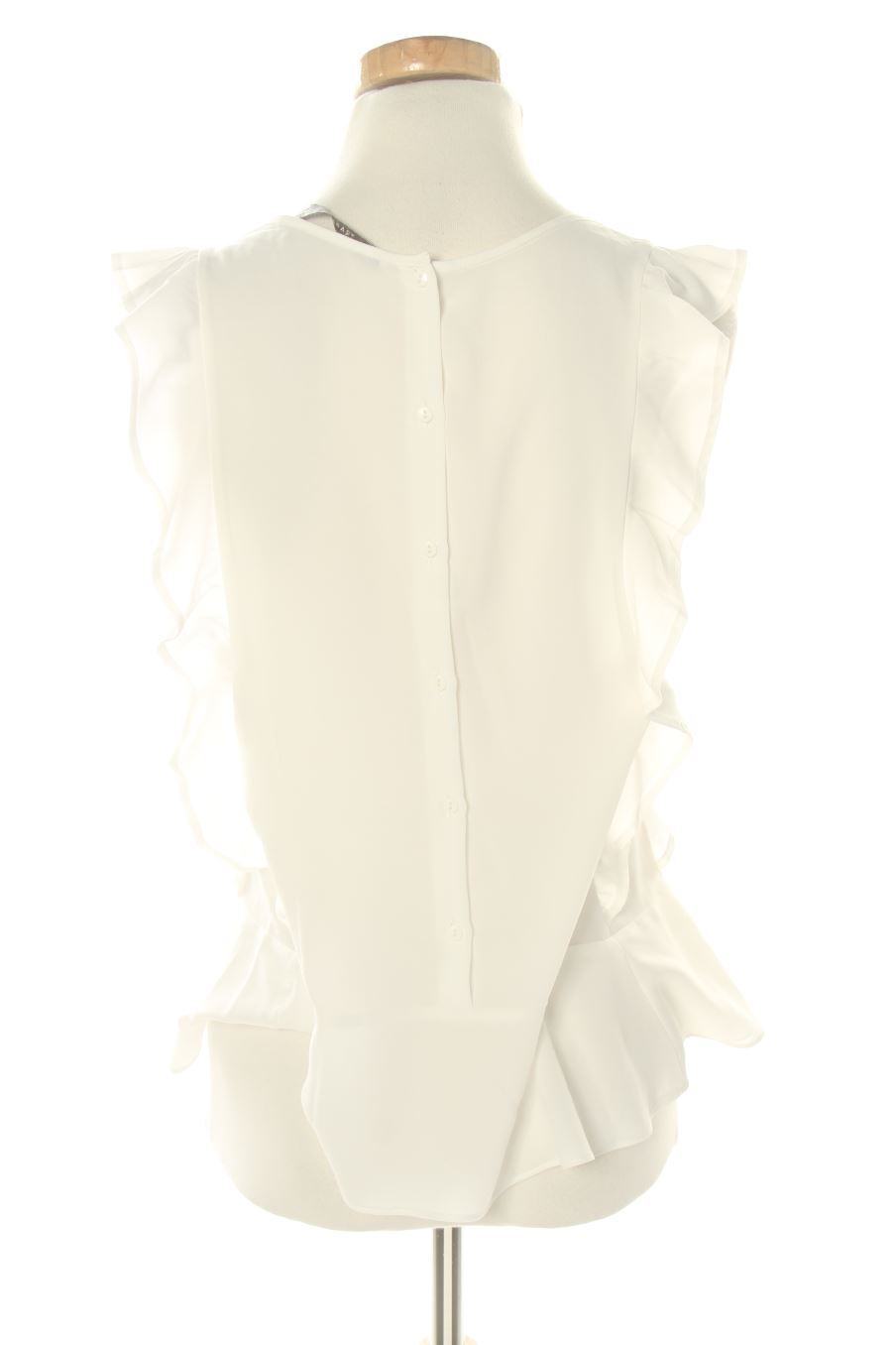 Top Trafaluc de la taille S, de couleur blanc