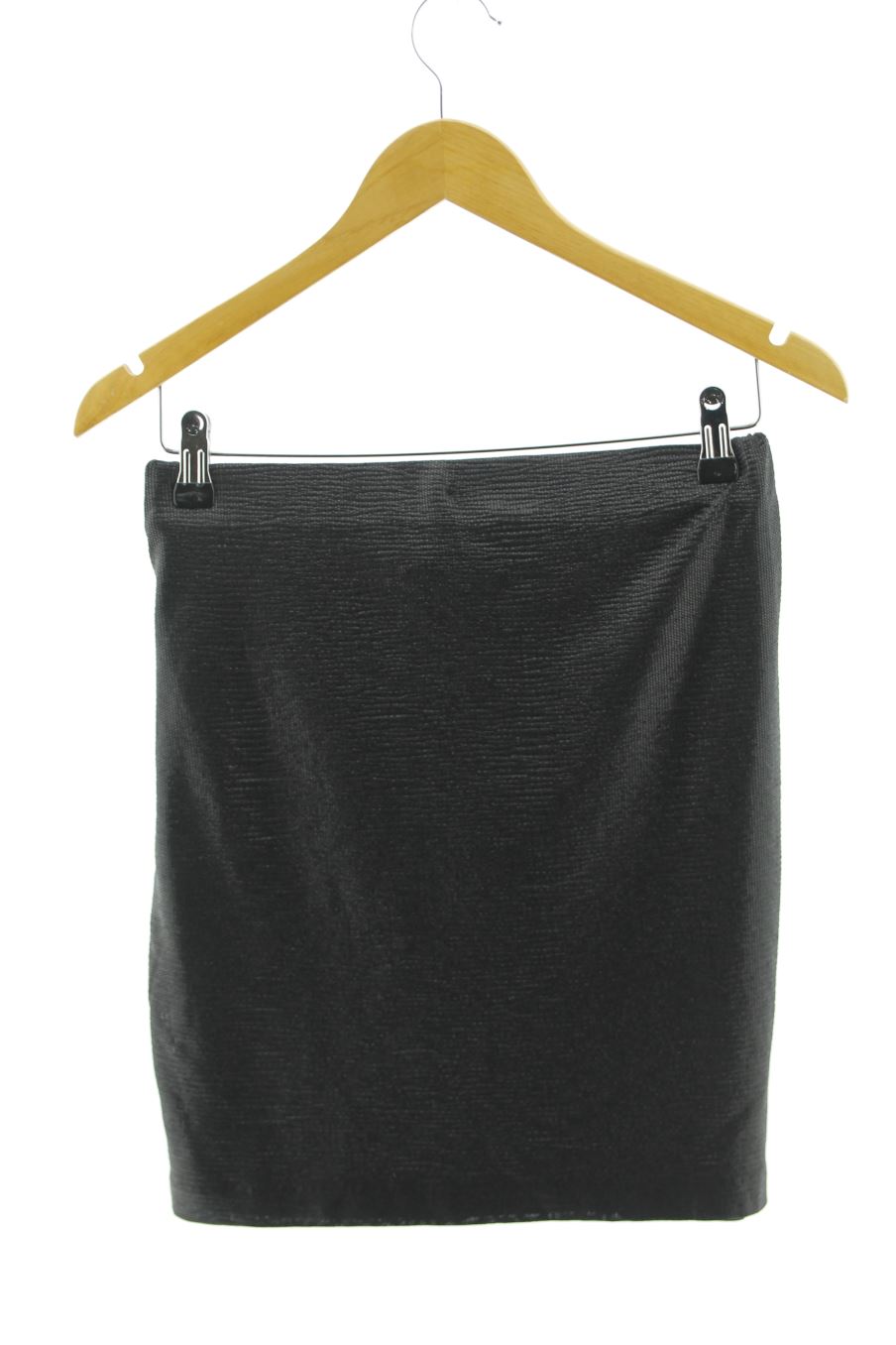 Falda de Promod de la talla 36, de color negro