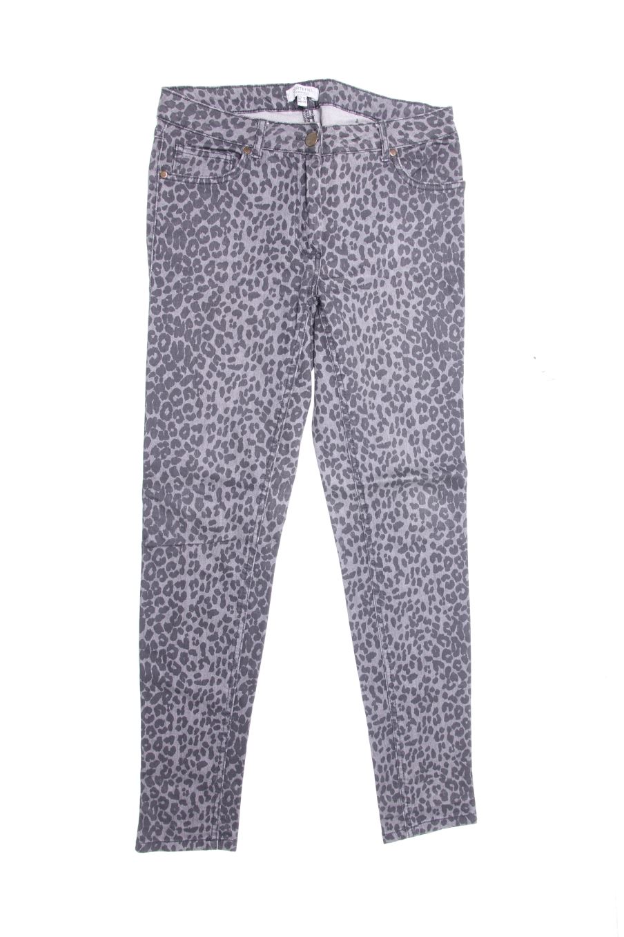 Jeans Cortefiel de la taille 38, de couleur animal print de denim