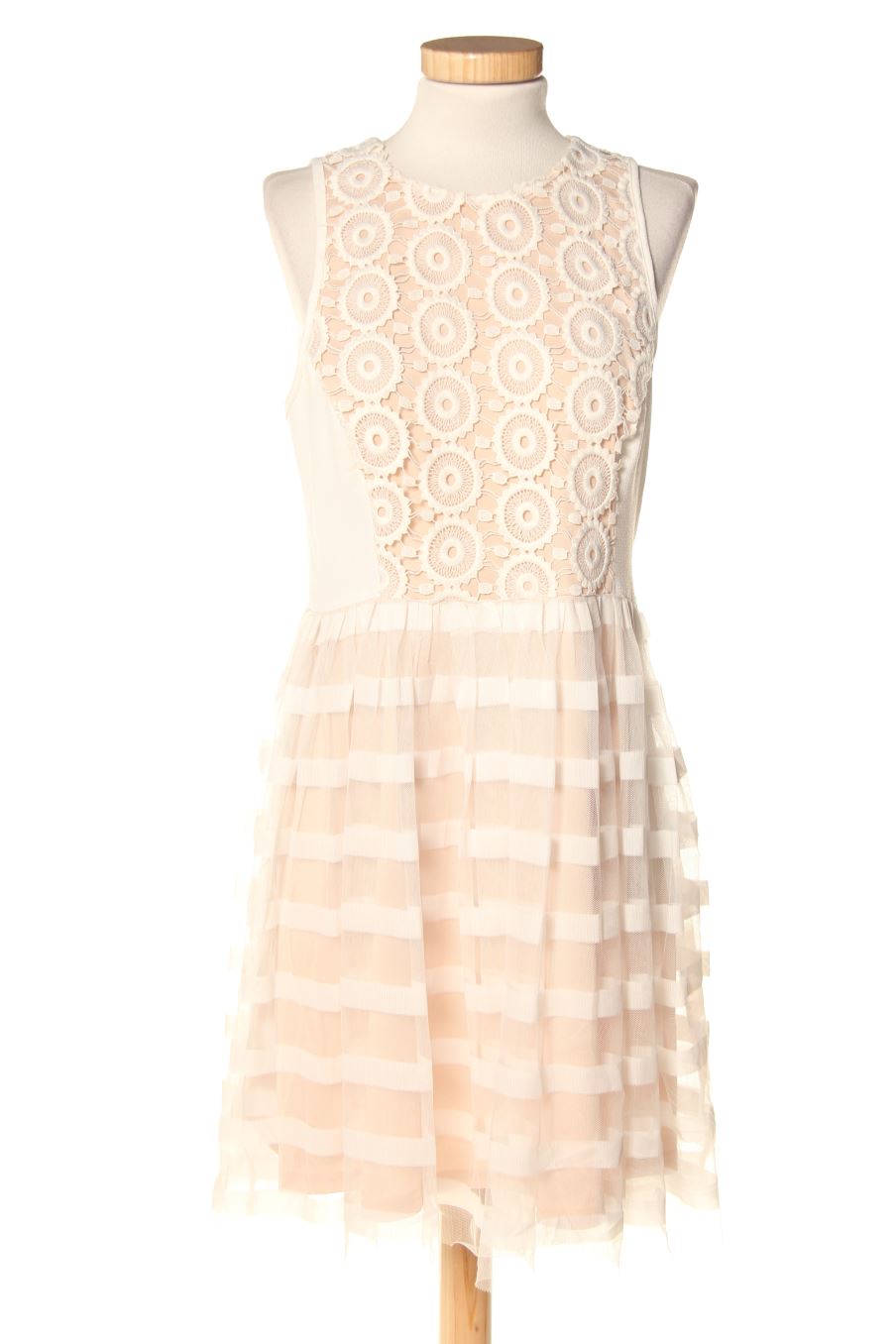 Robe casual Molly Bracken de la taille M, de couleur blanc