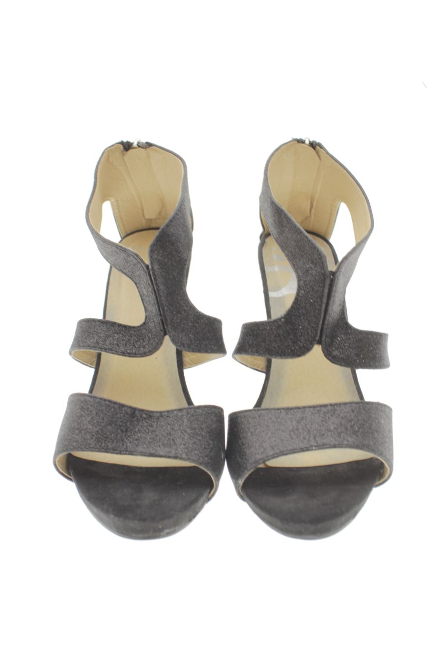 Sandalias tacon de VLÖD de la talla 40, de color negro de