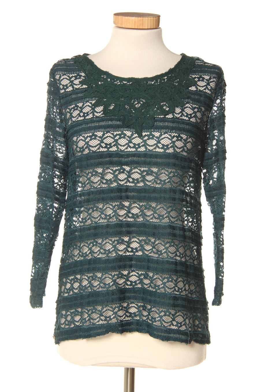 Blouse à manches longues Amichi de la taille S, de couleur vert