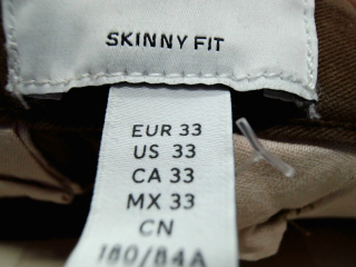 Pantalon H&M de la taille 42, de couleur marron