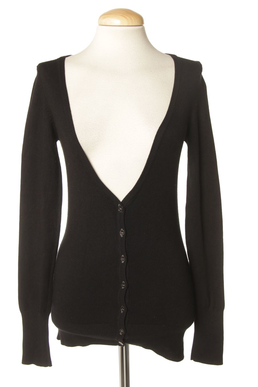 Chaqueta de Bershka de la talla S, de color negro