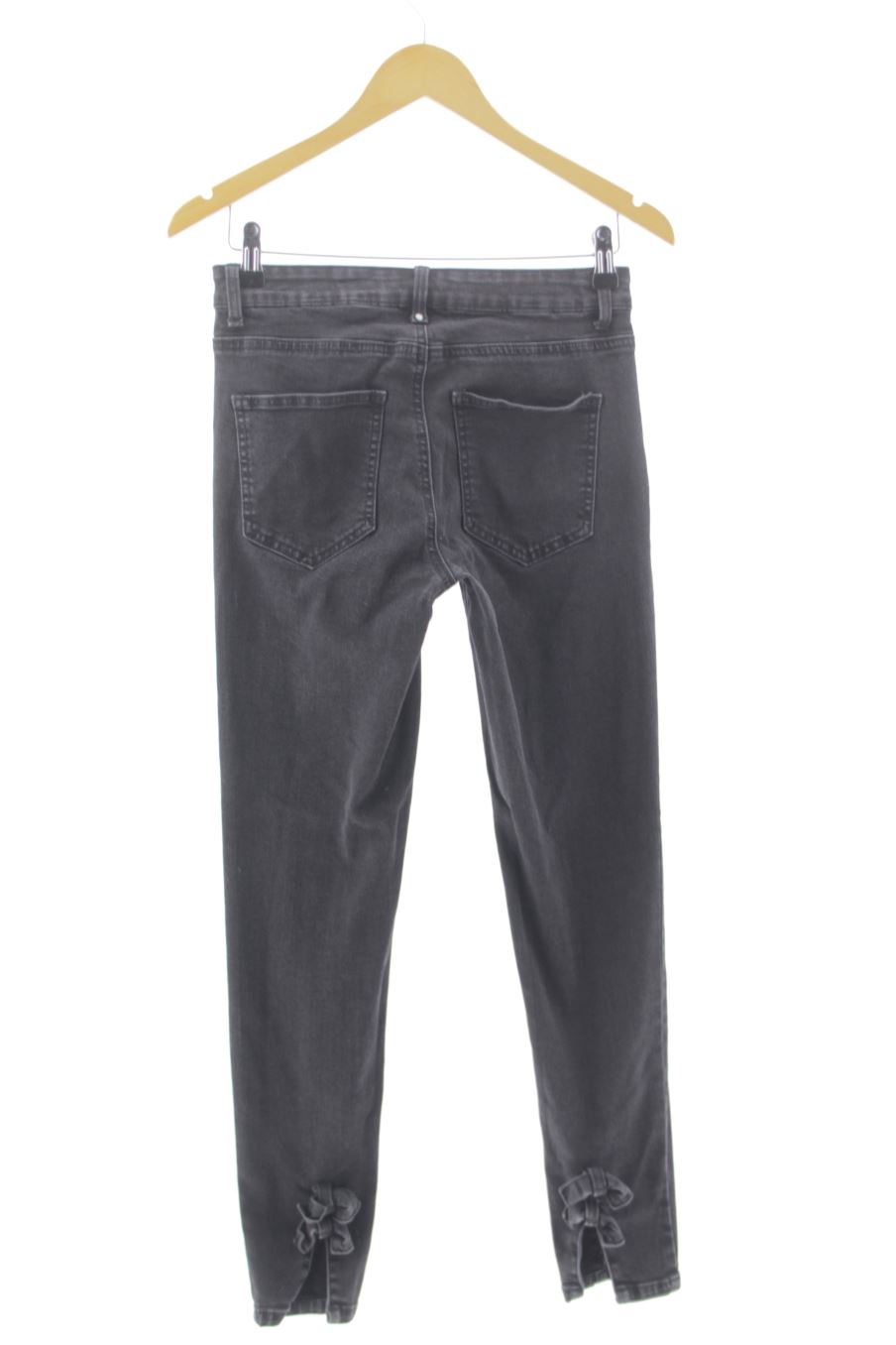 Jeans Vila de la taille 38, de couleur noir de denim