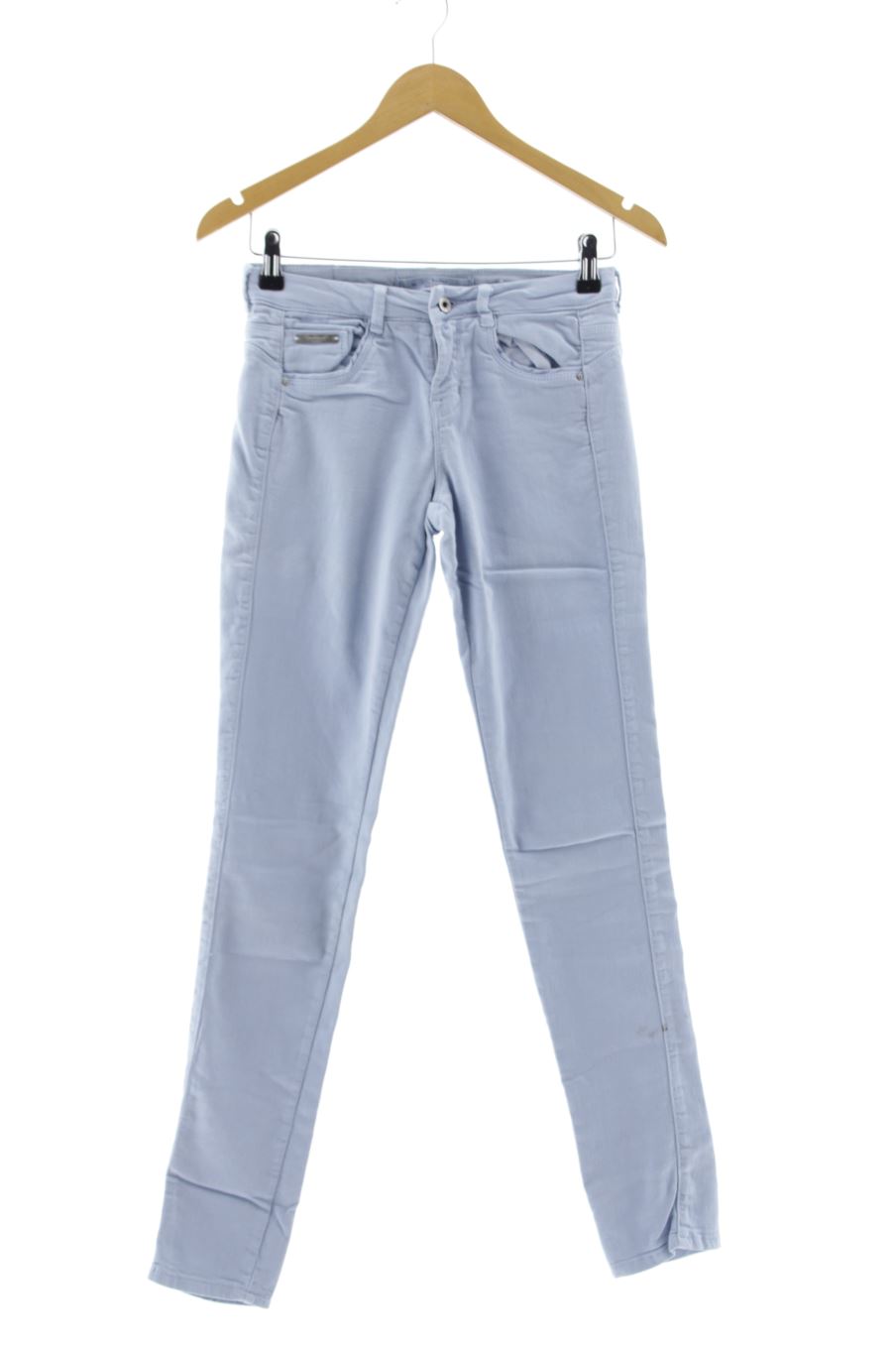 Vaquero de Bershka de la talla 34, de color azul de ropa vaquera