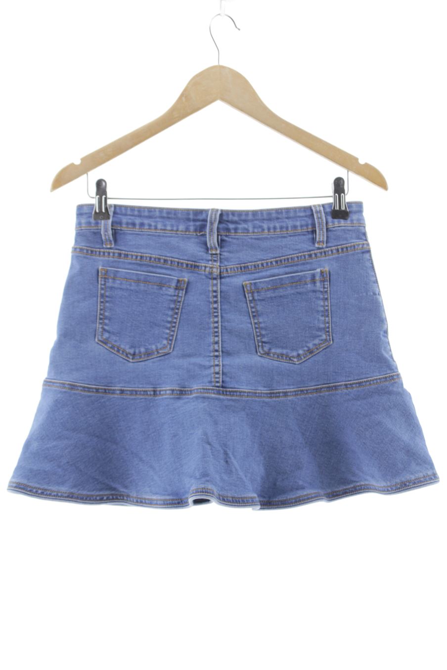Falda de new look de la talla 40, de color azul de ropa vaquera