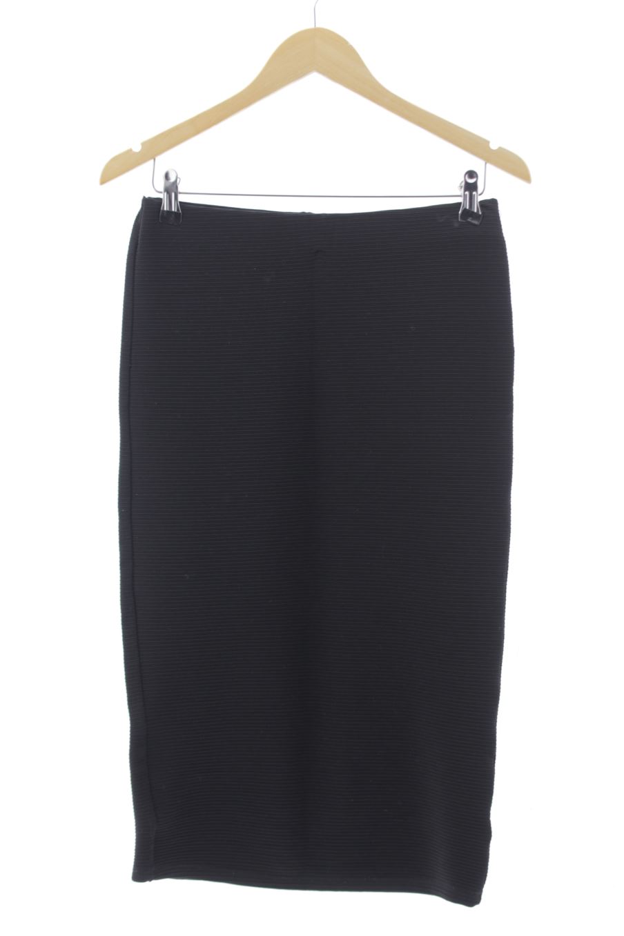Falda de Promod de la talla 38, de color negro