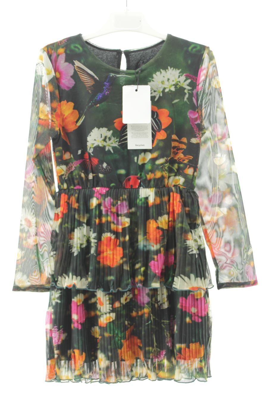 Mit Etikett Desigual Aufwändiges Kleid Größe 122