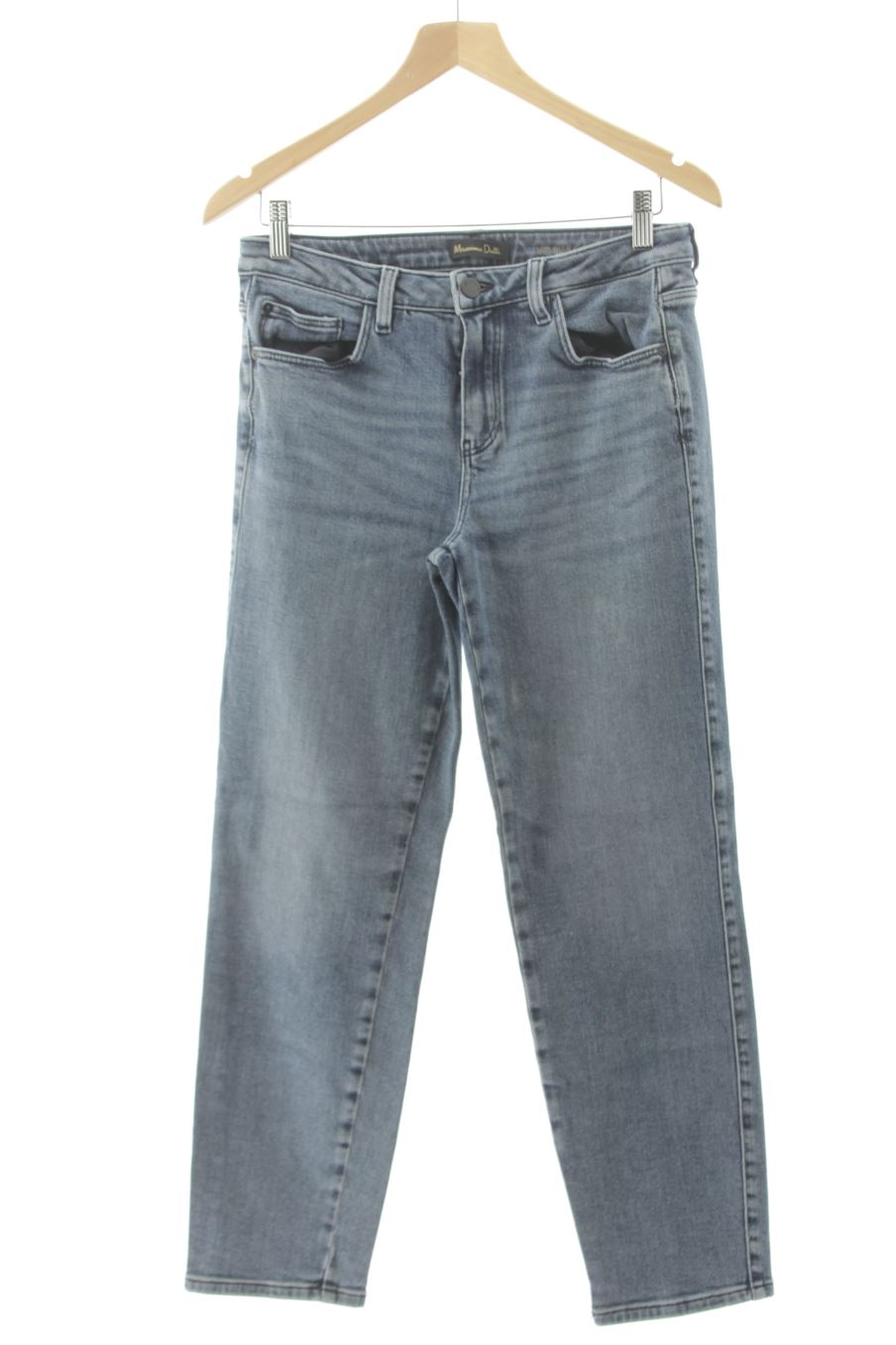 Vaquero de Massimo Dutti de la talla 38, de color azul de ropa vaquera