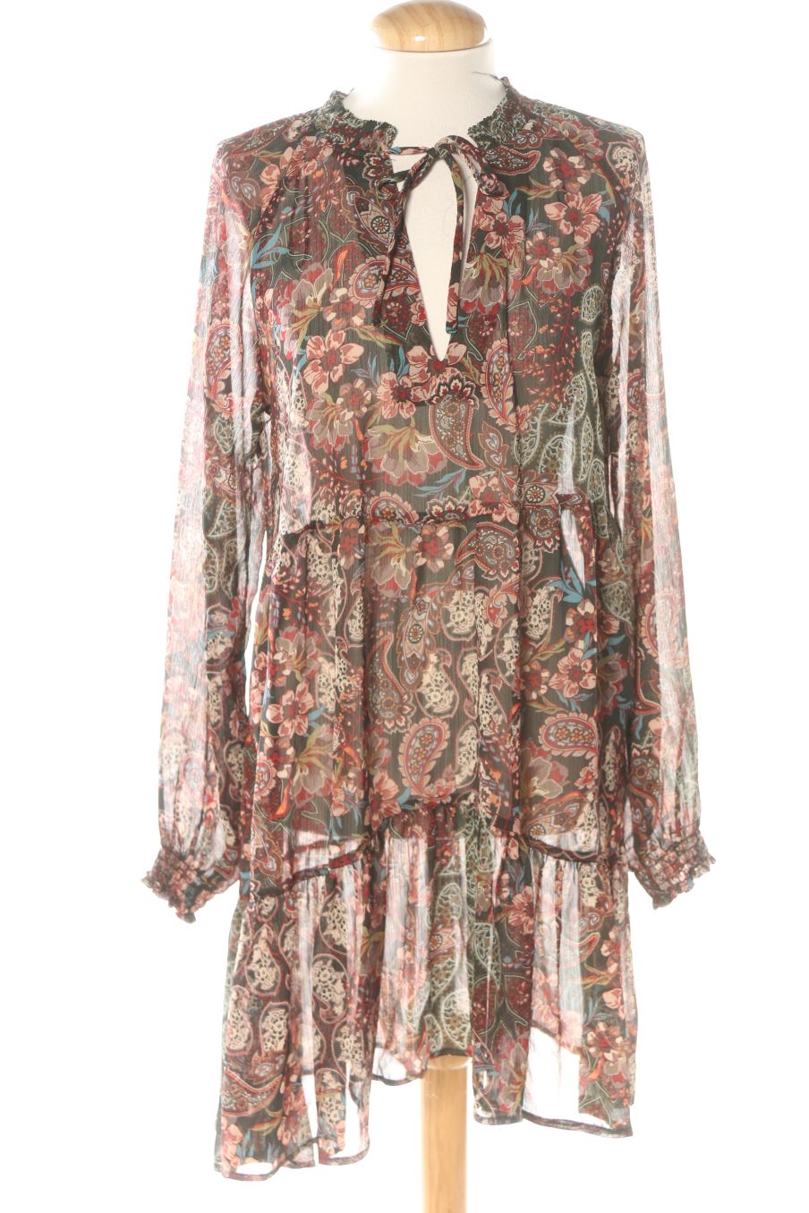 Vestido casual de Stradivarius de la talla S, de color estampado