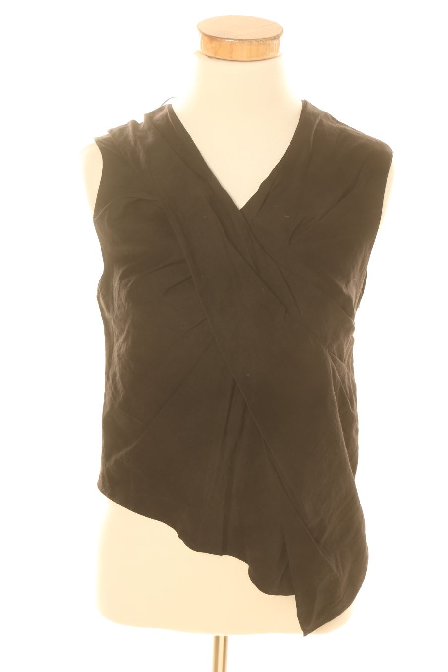 Top de Zara de la talla S, de color negro