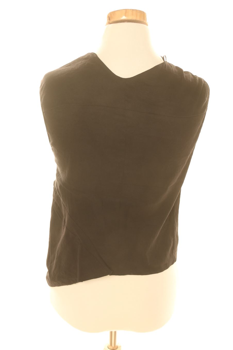 Top de Zara de la talla S, de color negro