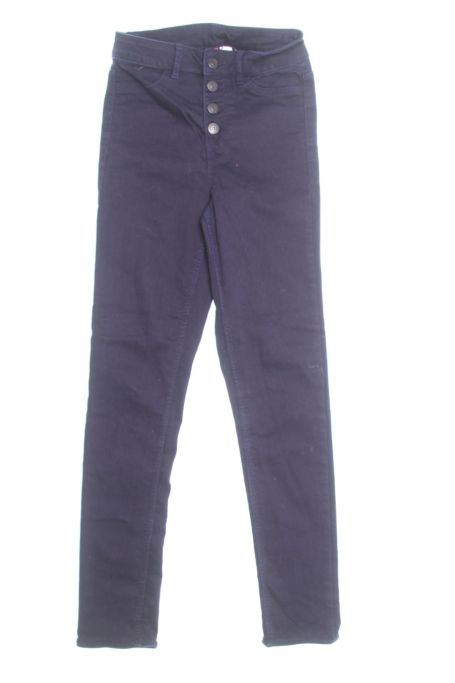 Jeans H&M de la taille 34, de couleur bleu marine de denim