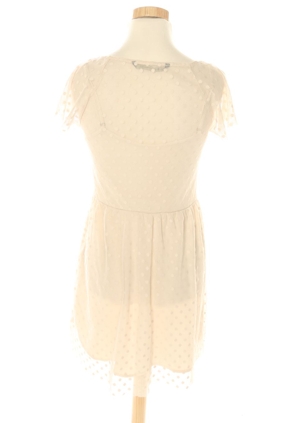 Robe casual Trafaluc de la taille S, de couleur beige