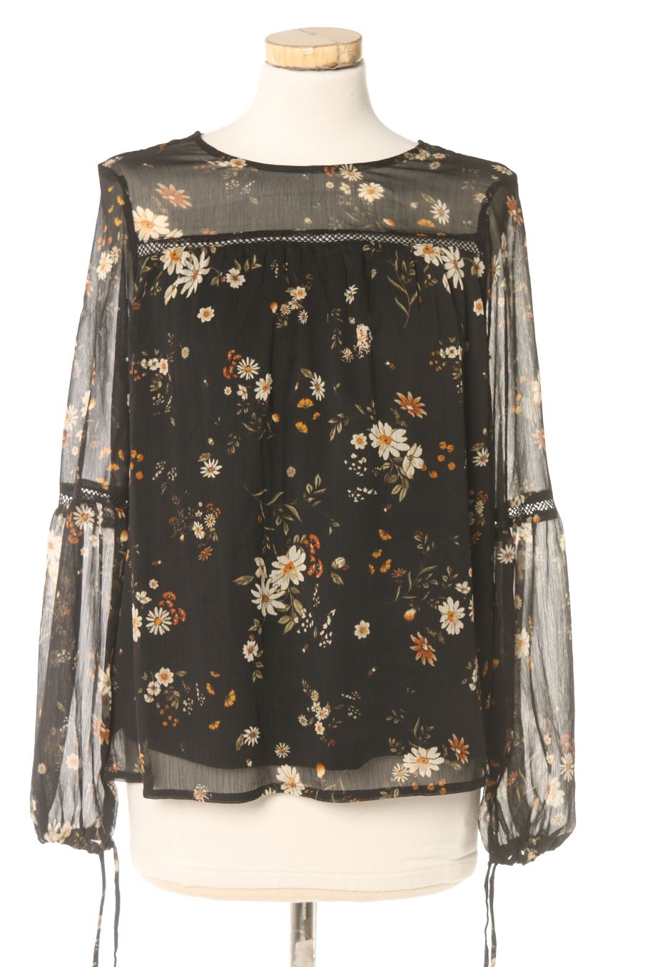 Blouse à manches longues C&A de la taille S, de couleur fleurs