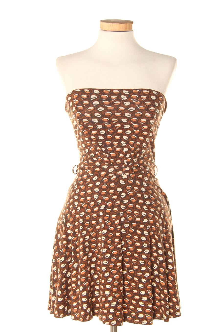 Vestido casual de Mango de la talla S, de color marrón