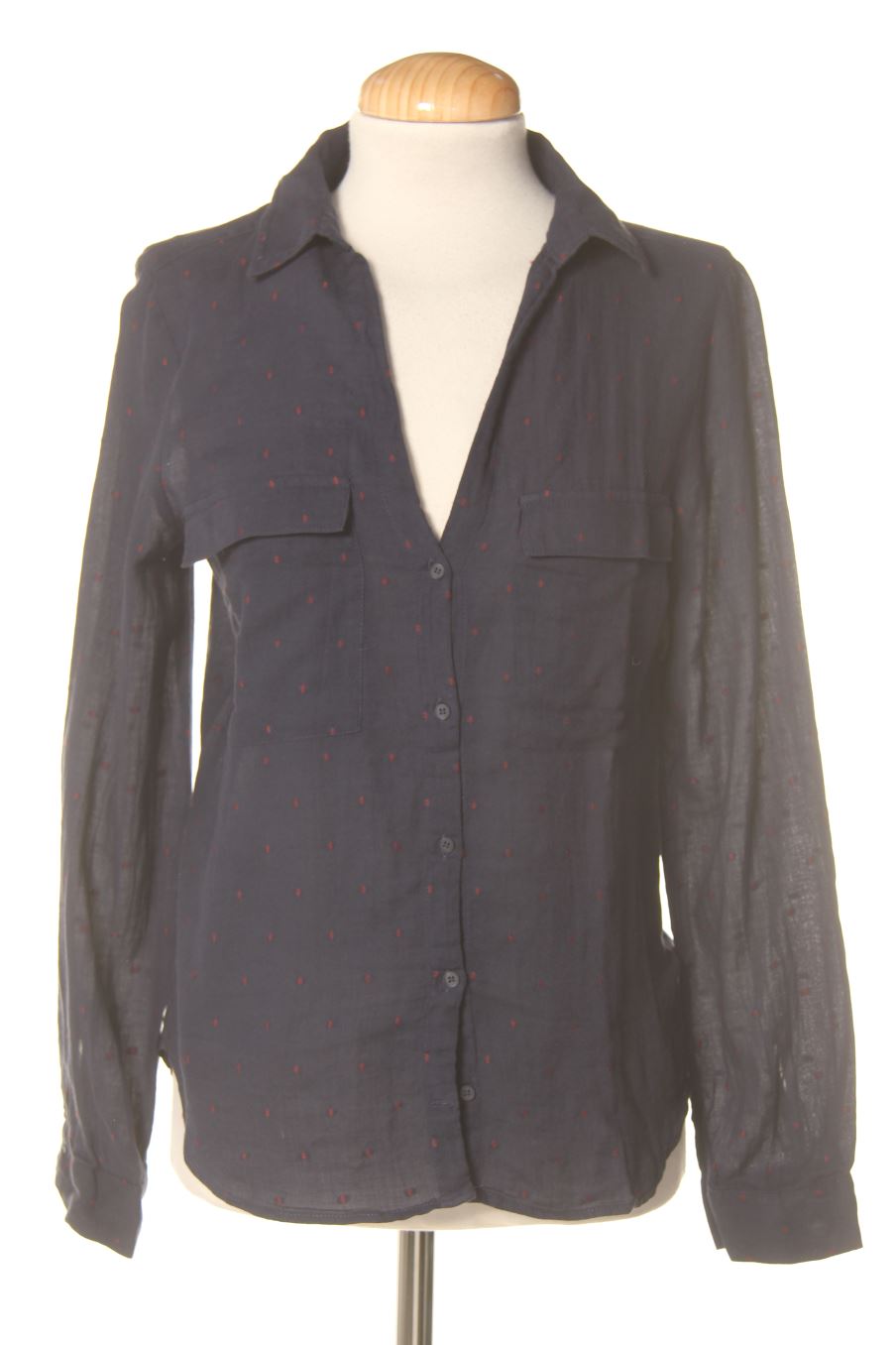 Hemd von Zara Größe XS, Farbe Marineblau, für