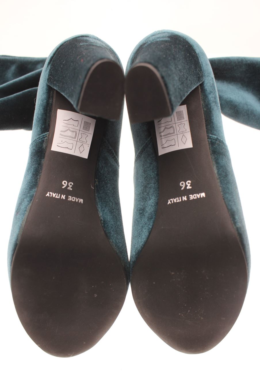 Botas de Stele de la talla 36, de color turquesa de
