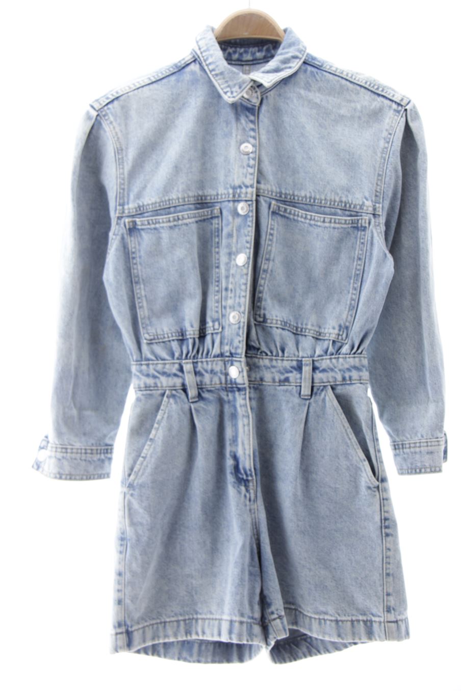 Mono de Mango de la talla XS, de color azul de ropa vaquera