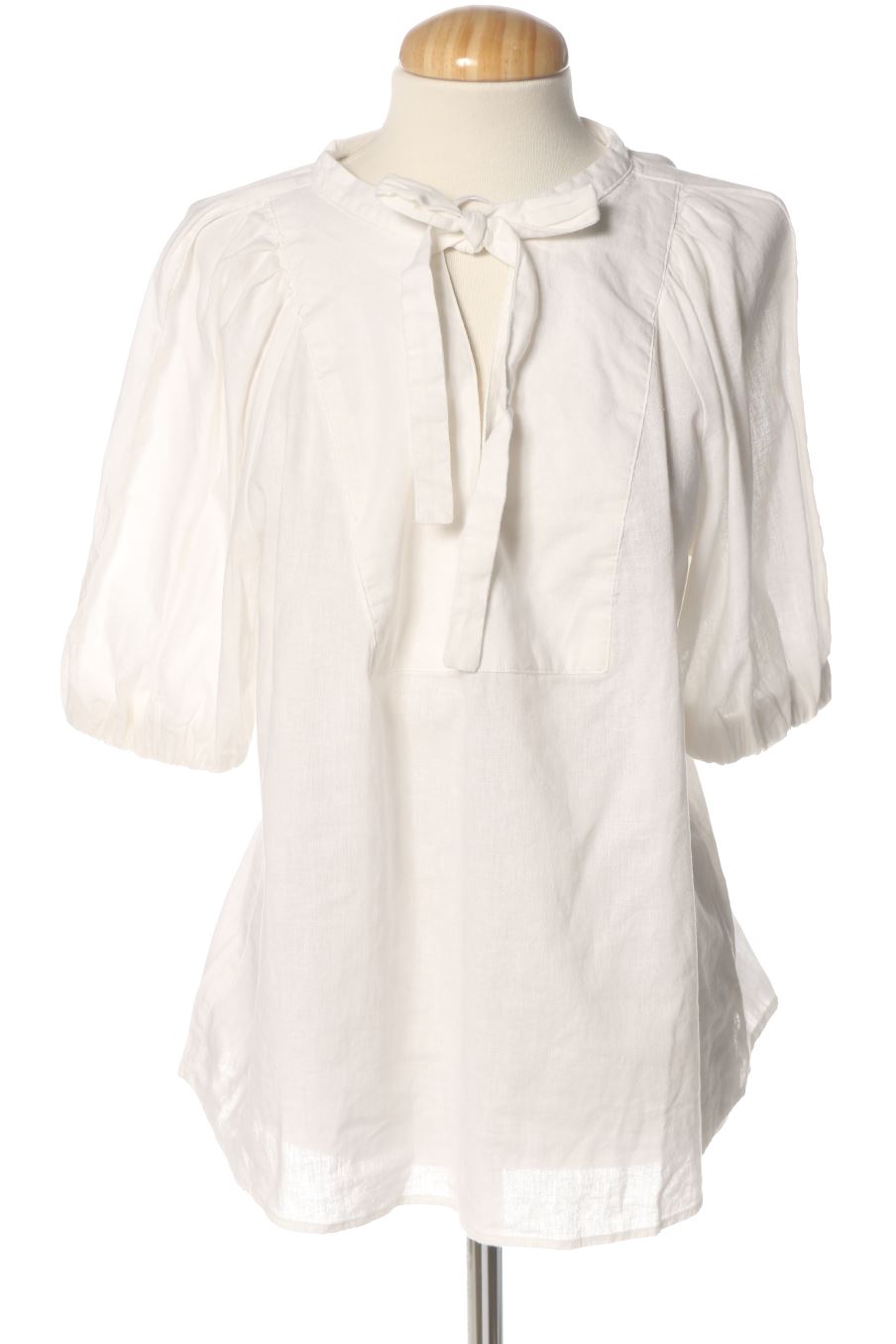 Blusa de manga corta de H&M de la talla M, de color blanco