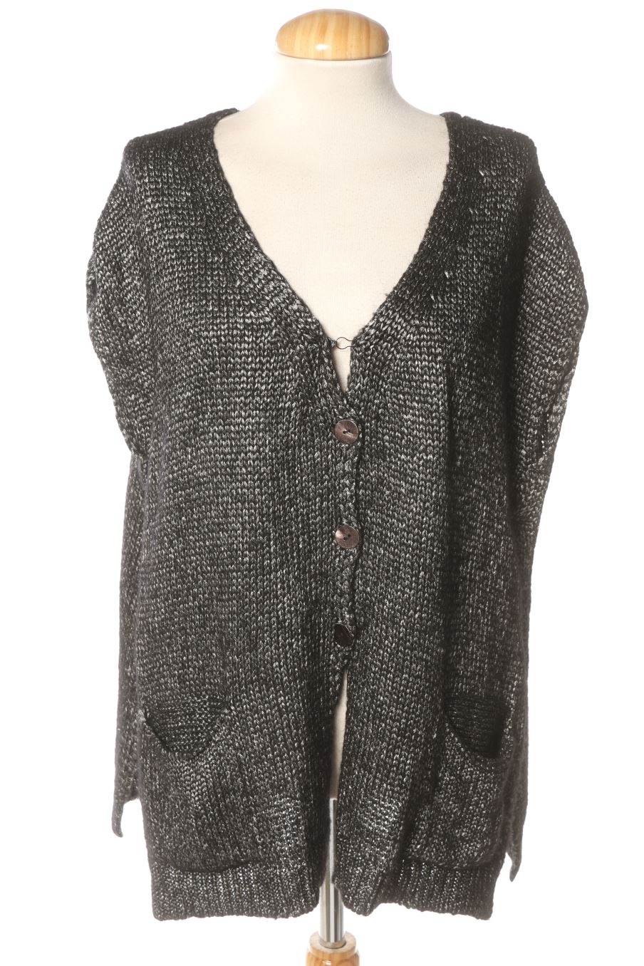 Cardigan von La fée maraboutée Größe S, Farbe Grau, für