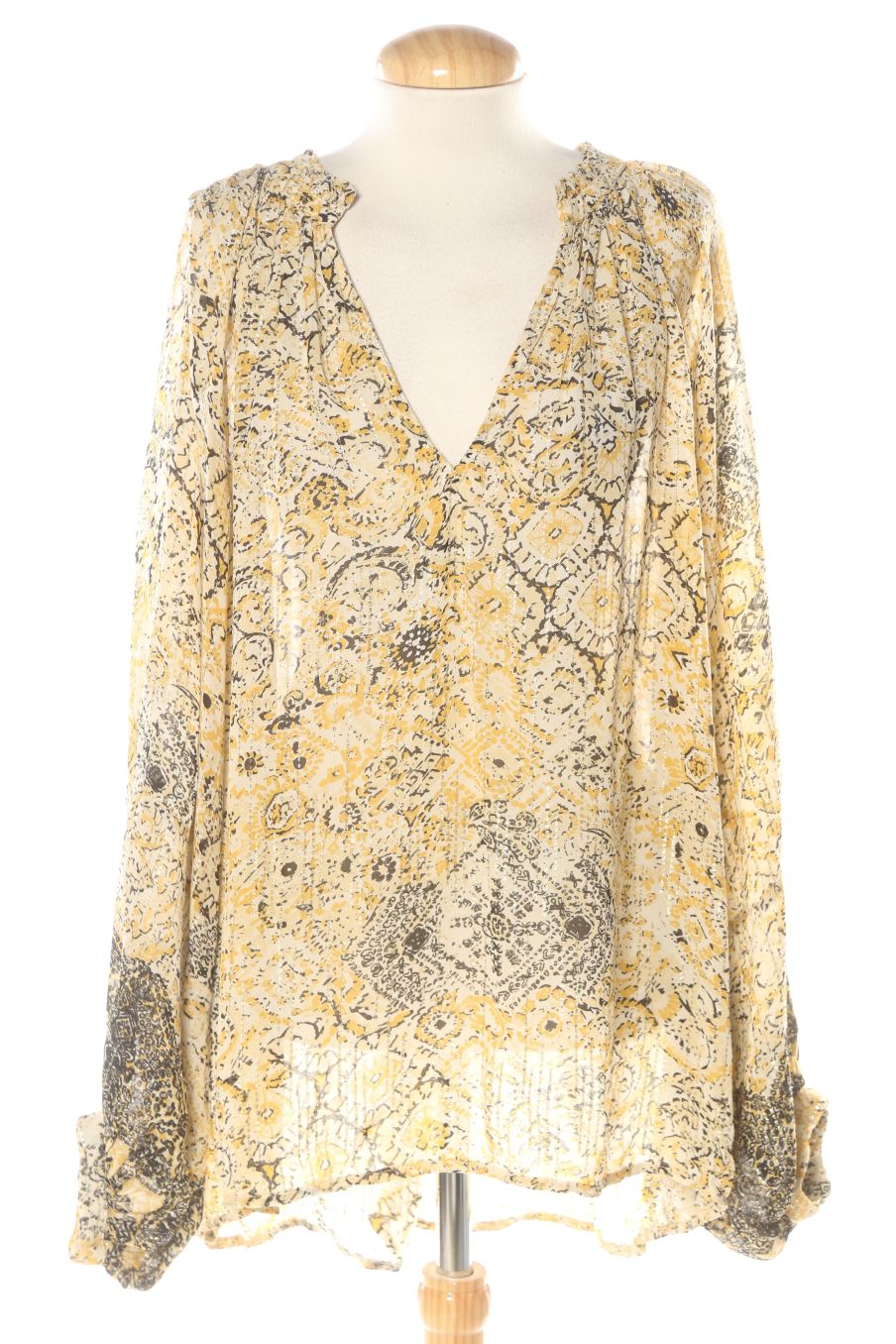 Blusa de manga larga de PERCENTIL de la talla XL, de color estampado