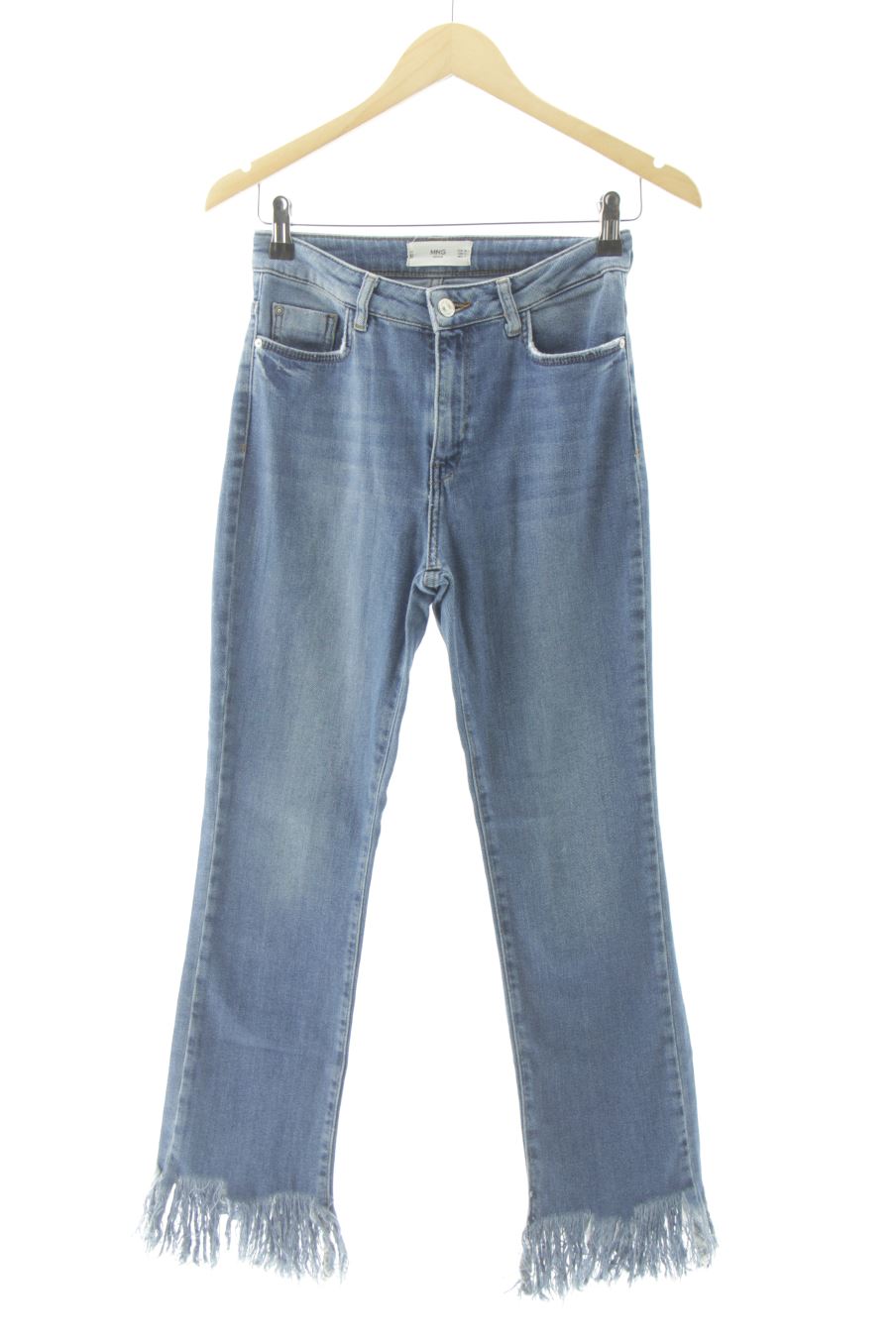 Vaquero de Mango de la talla 36, de color azul de ropa vaquera